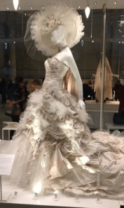 .. obligatory wedding dress ..